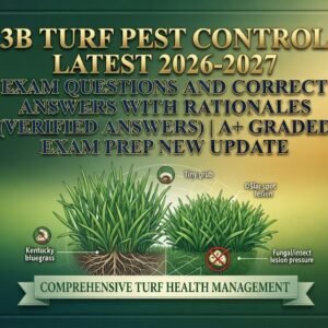 3b turf pest control exam
