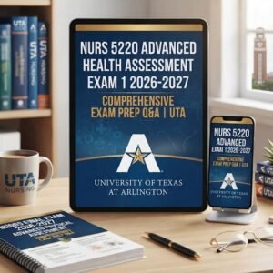 nurs5220 exam 1